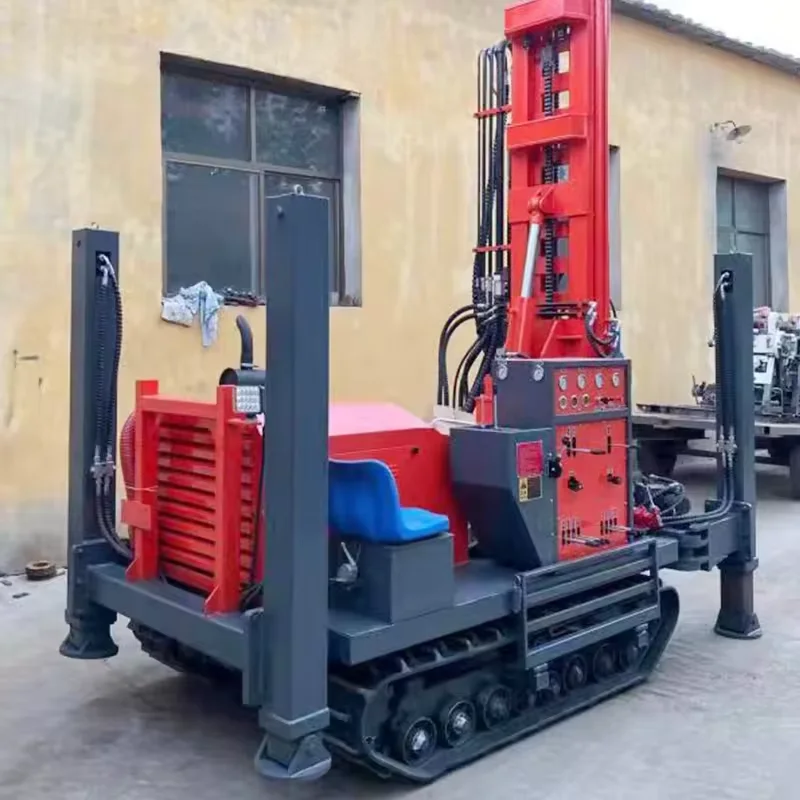 YG Fast Drilling Speed Pneumatic Water Well Drilling Rig Machine Crawler Mounted Water Well Drilling Rig Pipe Sale for Mexico