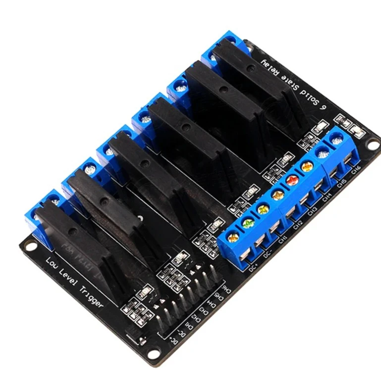 5 В, 12 В * 8-канальный твердотельный релейный модуль высокого/низкого уровня SSR G3MB-202P, выход 240 В, 2 А, с предохранителем резистора Arduino