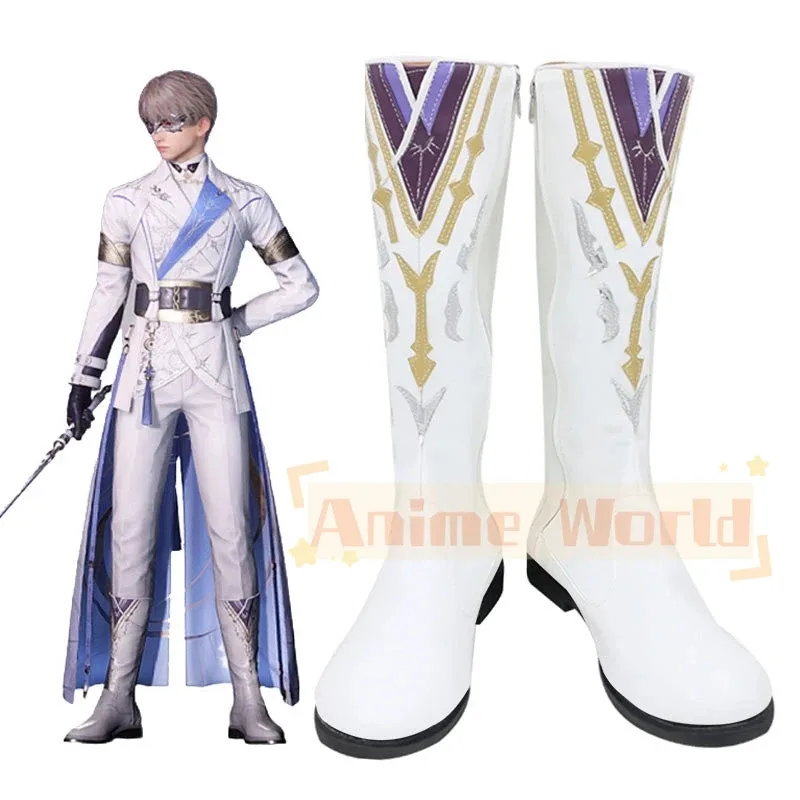 

Love and Deepspace Xavier Lumiere Veiled Guardian Shoes Cosplay Boots Halloween Carnival Boots Custom Made