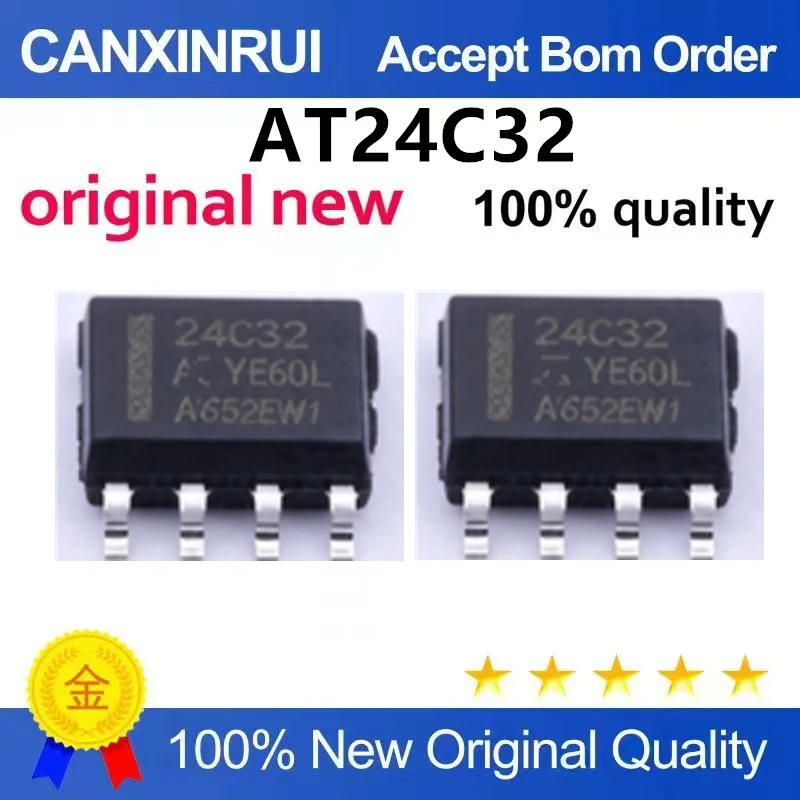 （5pcs-10pcs）New original patch AT24C32D-SSHM-T SOIC-8 chip EEPROM serial