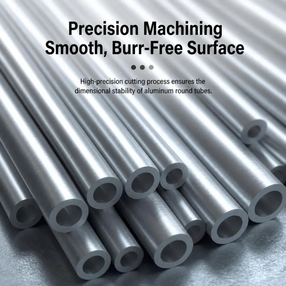 Smooth Surface OD 2-10mm Aluminum Tube 500mm Length Round Hollow Round Tube Wall Thickness 0.5/1mm Metal Round Tube