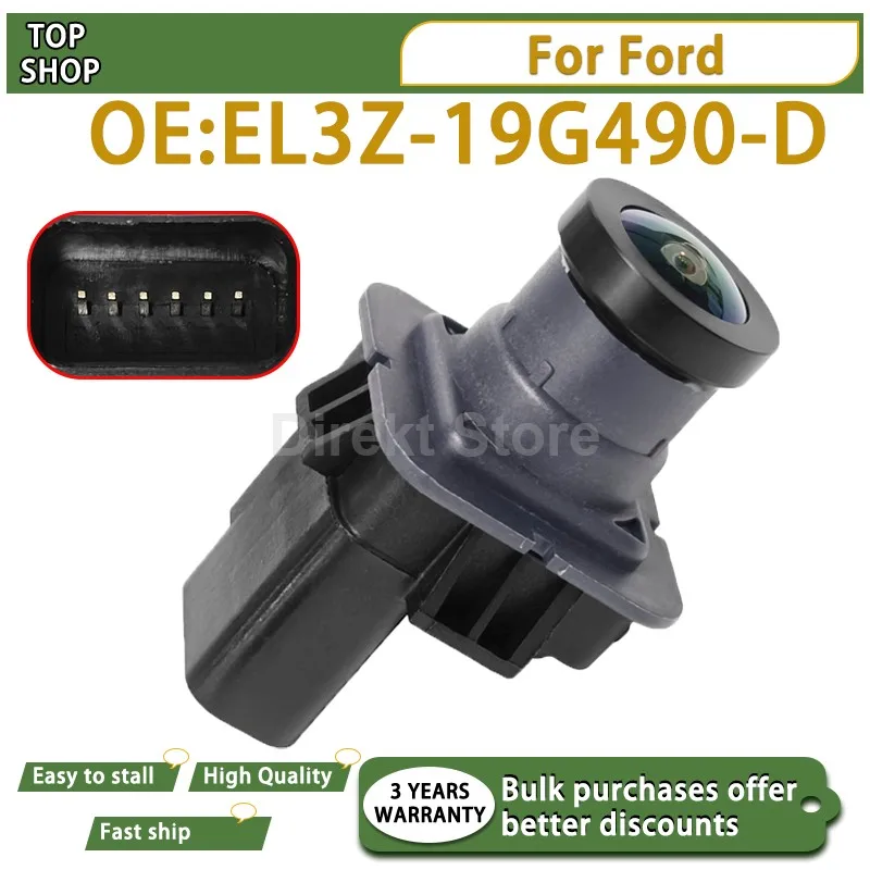 High Quality EL3Z-19G490-D For Ford F150 2010-2014 Mustang 2015-2020 Lincoln MKC 2015-2019 Rear View Reversing Parking Camera