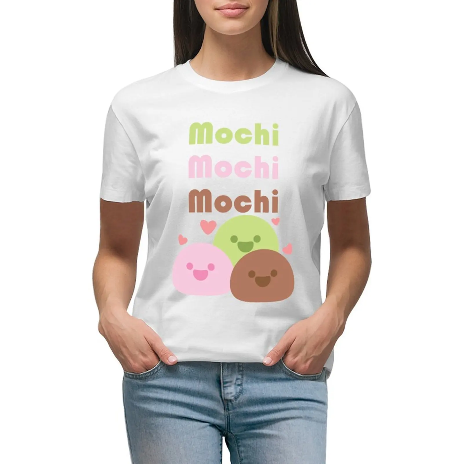 

Mochi! T-shirt tees Blouse summer top t shirts for Women