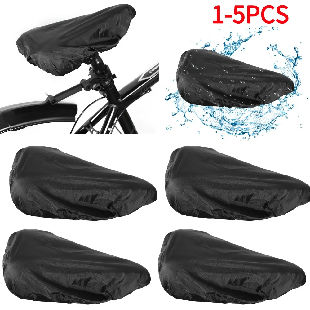 Waterproof Bike Seat Rain Cover Washable Bike Seat Cushion Cover Universal Rain Dust Protective Cushion Bicycle Accessories