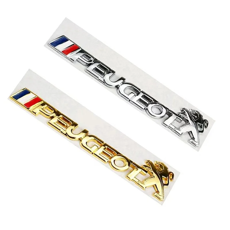 شعار السيارة ملصق اكسسوارات لبيجو 206 307 308 207 3008 208 407 508 2008 5008 301 406 408 607 4008 البندقية RCZ 107 106