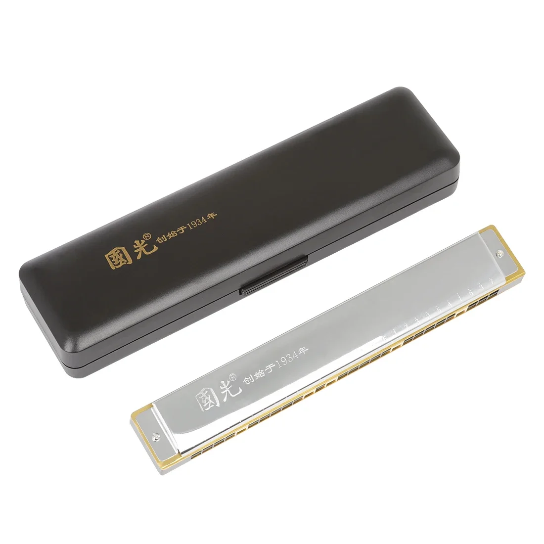 28-hole Harmonica Wide Range Polyphonic C Key Harmonica Mouth Organ For Music Lovers Woodwind Musical Instrument