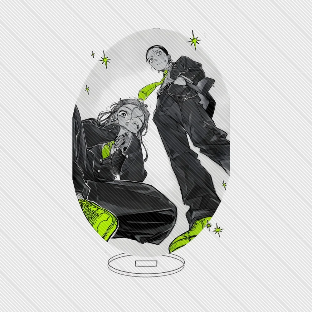 15CM AnimeThe Guy She Was Interested in Wasn't a Guy at All Acrylic Stand Model Characters Ornament Accessories Christmas Gifts
