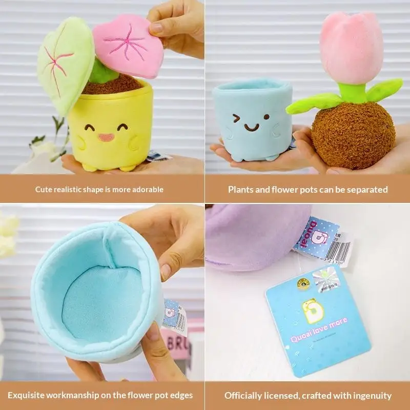 [JT] 1PC Tulipano Peluche Piante di Peluche Decor Fungo Aloes Morbido Fiore della Bambola Kawaii Cuscino Per Le Ragazze Regali Di Compleanno