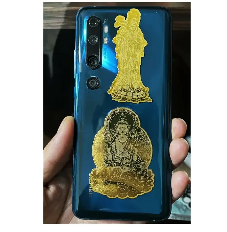 

3D Buddhist Twelve Zodiac Guardians, The Original Life Buddha Car Refrigerator, Mobile Phone Metal Sticker