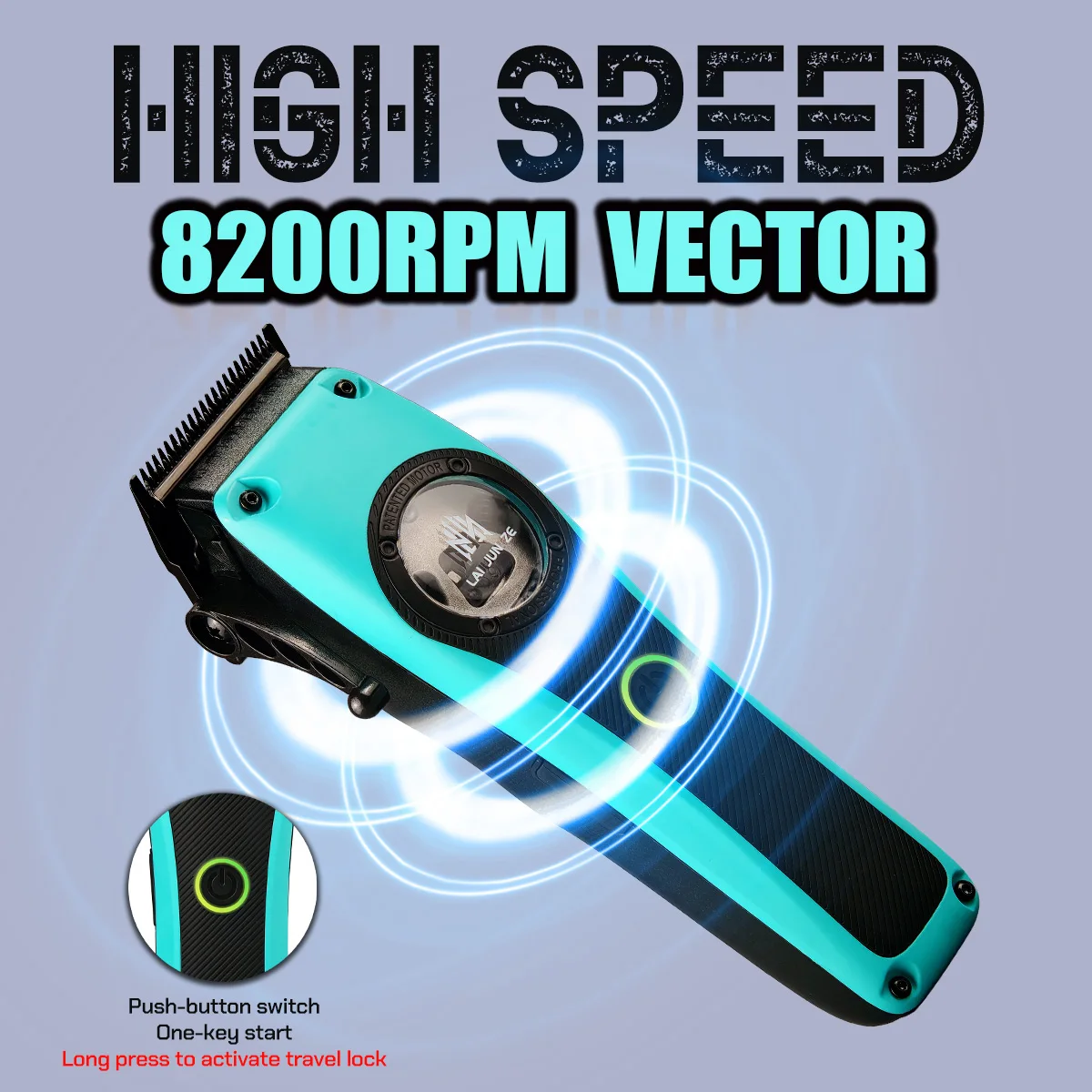 

BRDCLIP BRD 951 8200 об/мин магнитный векторный двигатель профессиональная мужская машинка для стрижки волос 10 Вт мощный парикмахерский триммер для стрижки салонного использования