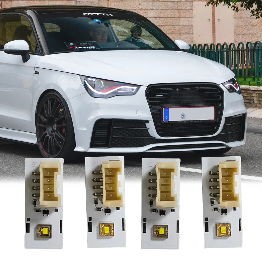 

Белые панели дневных ходовых огней для Audi A1 S1 2011-2014 годов, ксеноновые фары 8X 0998475 8X0 998 475 Автомобильный аксессуар