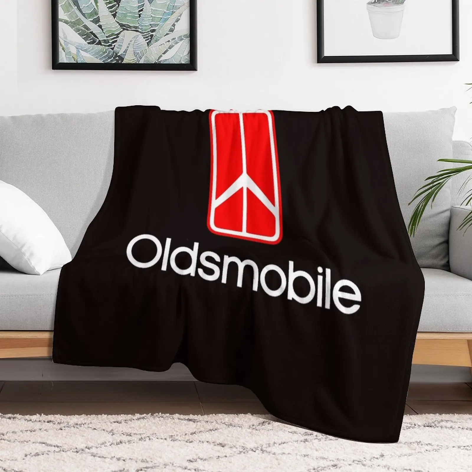 

Oldsmobile Logo Throw Blanket Cute Soft Plush Plaid Blankets