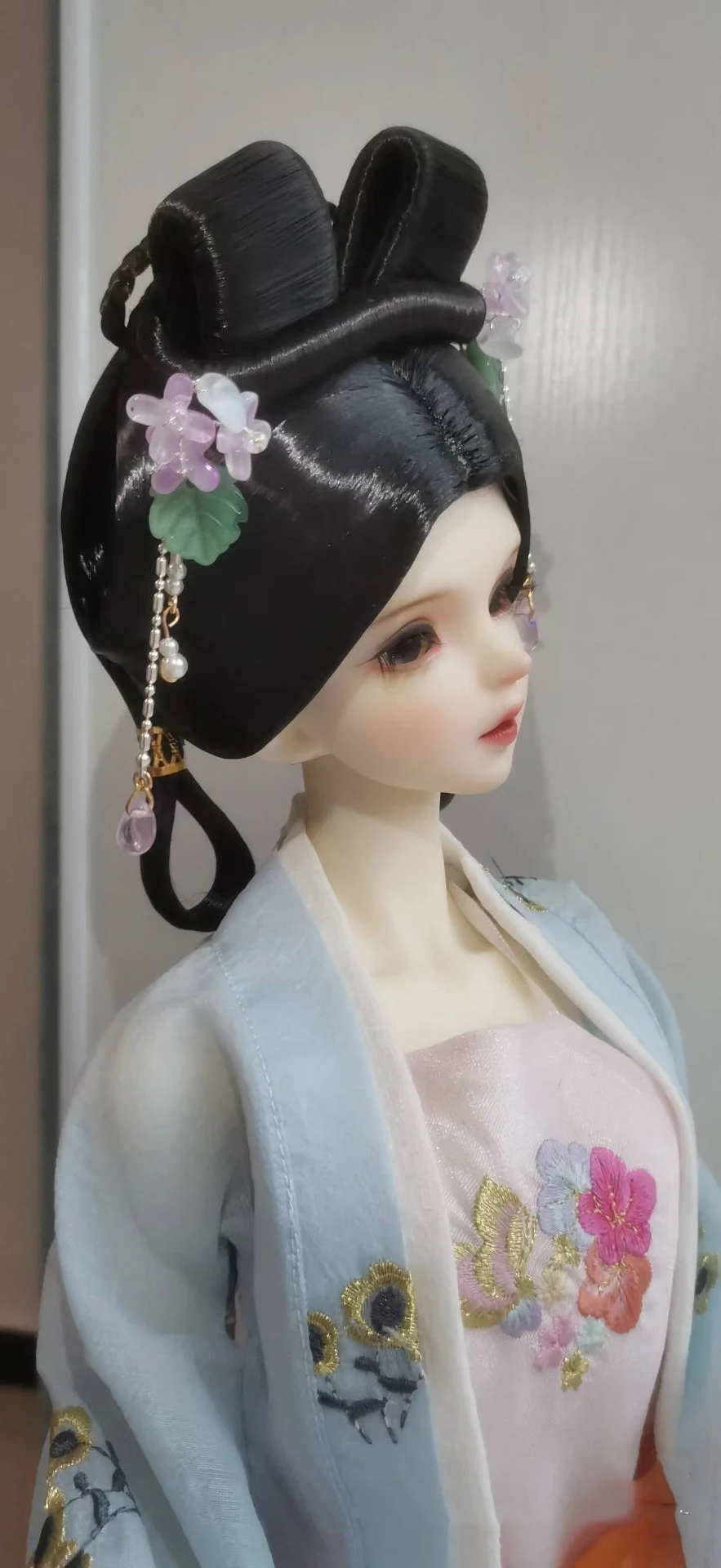 1/4 1/3 Schaal Oude Kostuum Bjd Fairy Pruik Pop Accessoires Hanfu Antieke Stijl Haar Retro Pruiken Voor Bjd/Sd msd SD13 Ssdf C1907