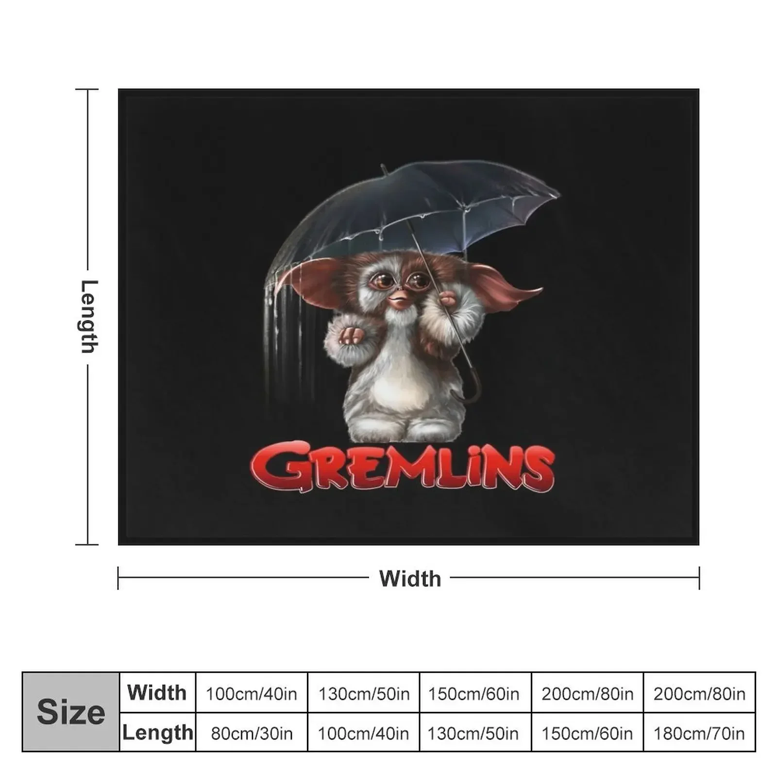 Gremlins Gizmo Throw Blanket Softest Sofas Soft Plush Plaid Blankets For Sofas Blankets