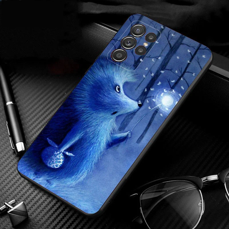 Phone Case for Samsung S24 S23 S22 S21 S20 Ultra S20 S22 S21 S10E S20 FE S24 Plus Hedgehog in the Mist Case