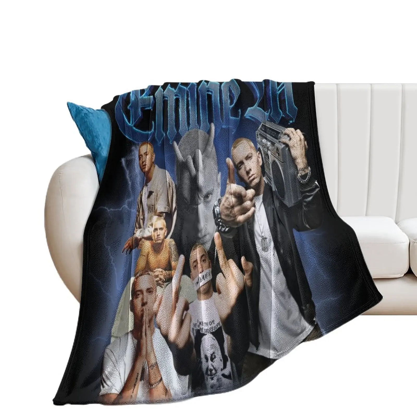 

Eminem Throw Blanket Sofa Quilt Multi-Purpose Blankets