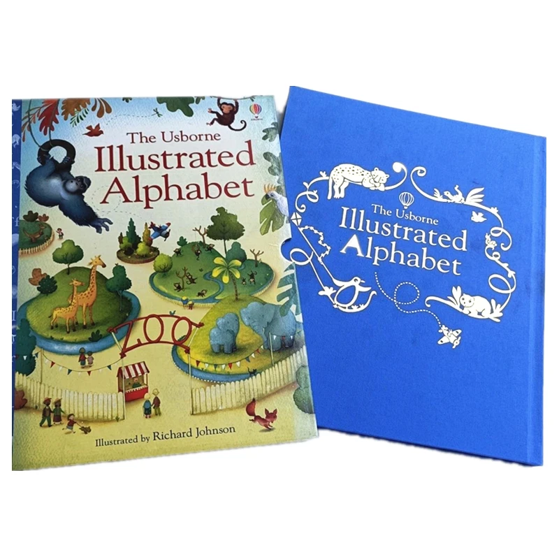 The Usborne Illustrated Alphabet English Letter Learning Educational English Words Book Kid Children Reading Story Books