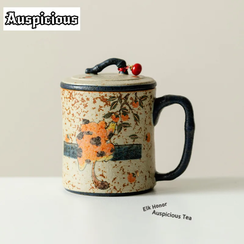 

190 мл ручная роспись оранжевая кошачья кружка для кофе, кружка для латте, кружка для послеобеденного чая, бутылка вина, пива, офисная чашка для воды, кафе, украшения