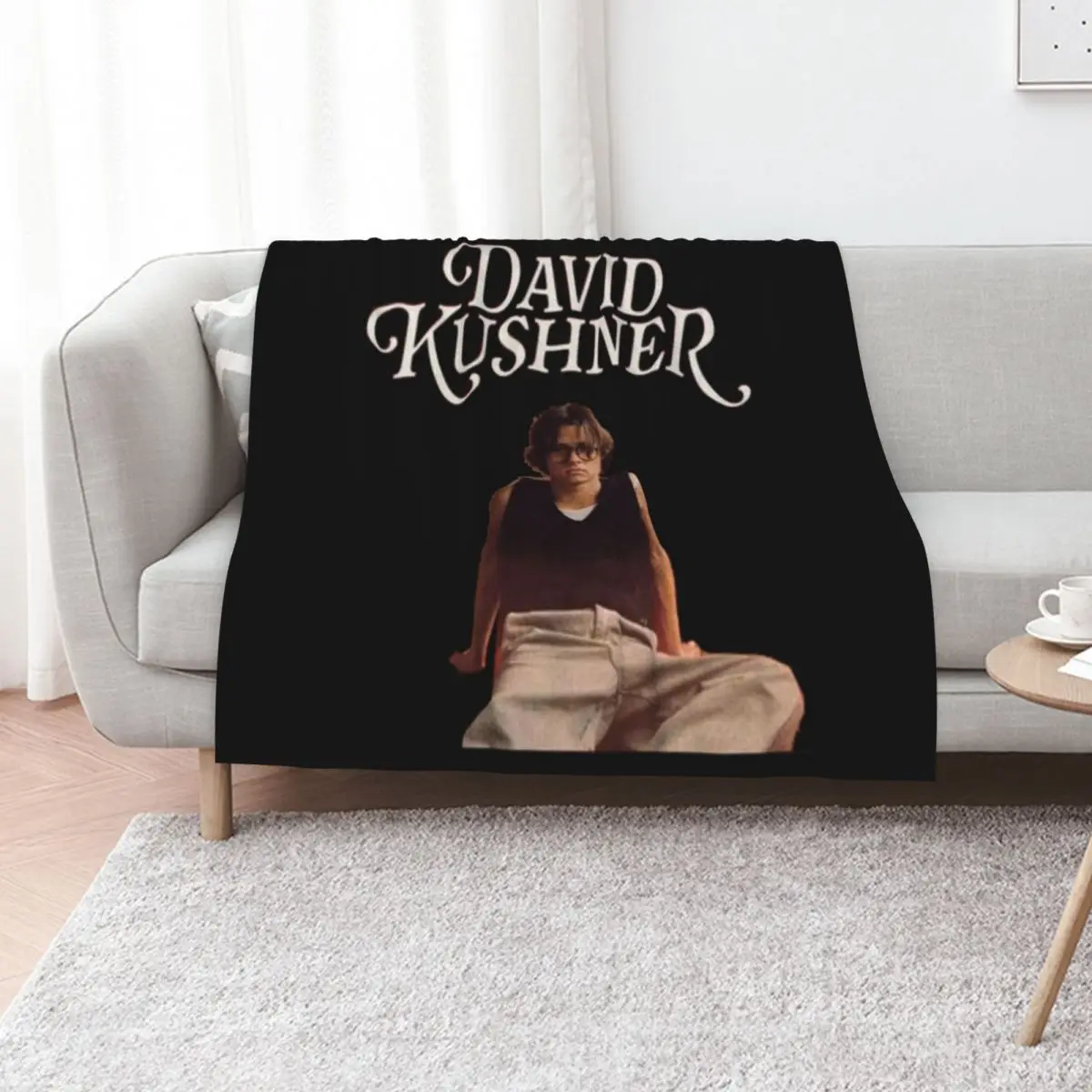 

david kushner tour Throw Blanket Personalized Gift warm winter Flannel wednesday Blankets