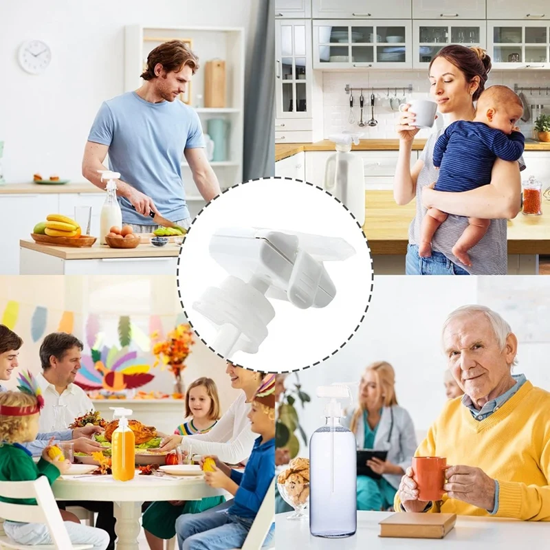 2 قطعة موزع المشروبات الكهربائية شرب موزع للثلاجة الحليب جالون مضخة موزع الاطفال شرب الحنفية موزع للمنزل B