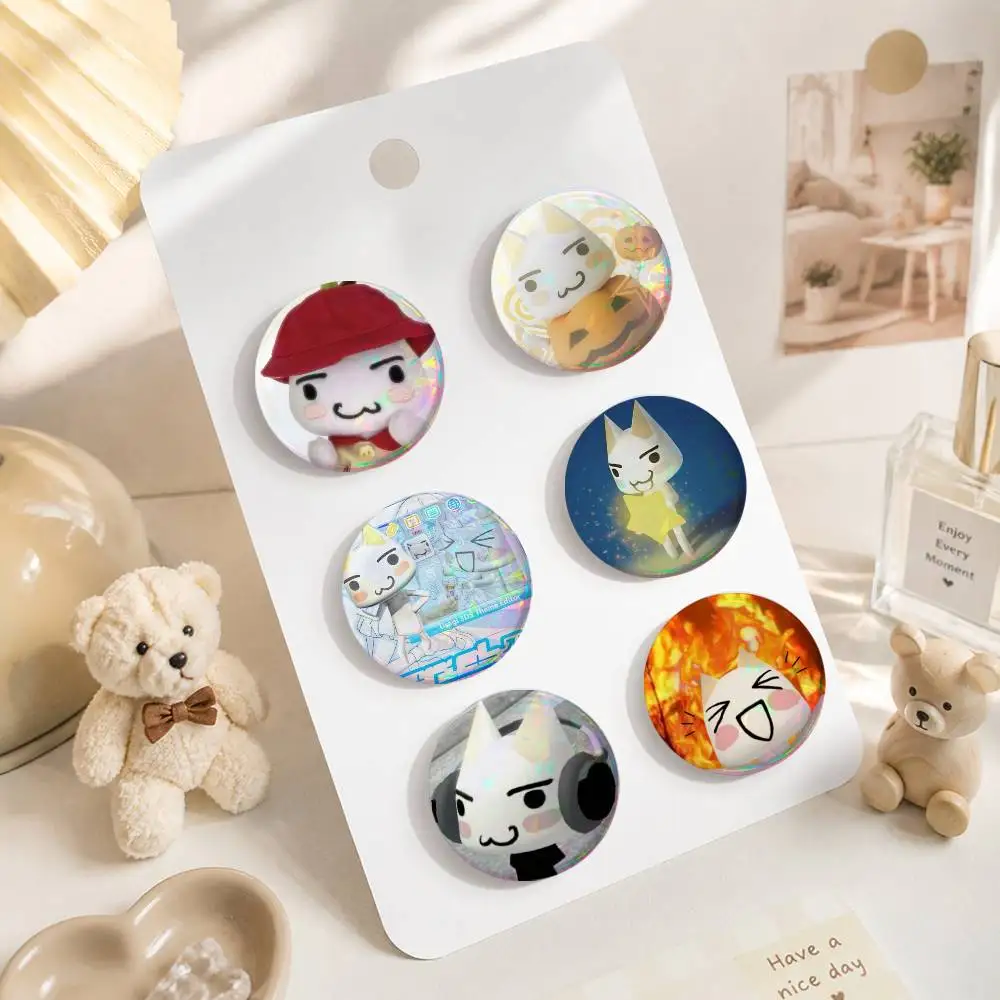 A-T-Toro I-Inoue Anime Round Badges, Brooches, Clothing Accessories, Birthday Gifts, Anime Conventions
