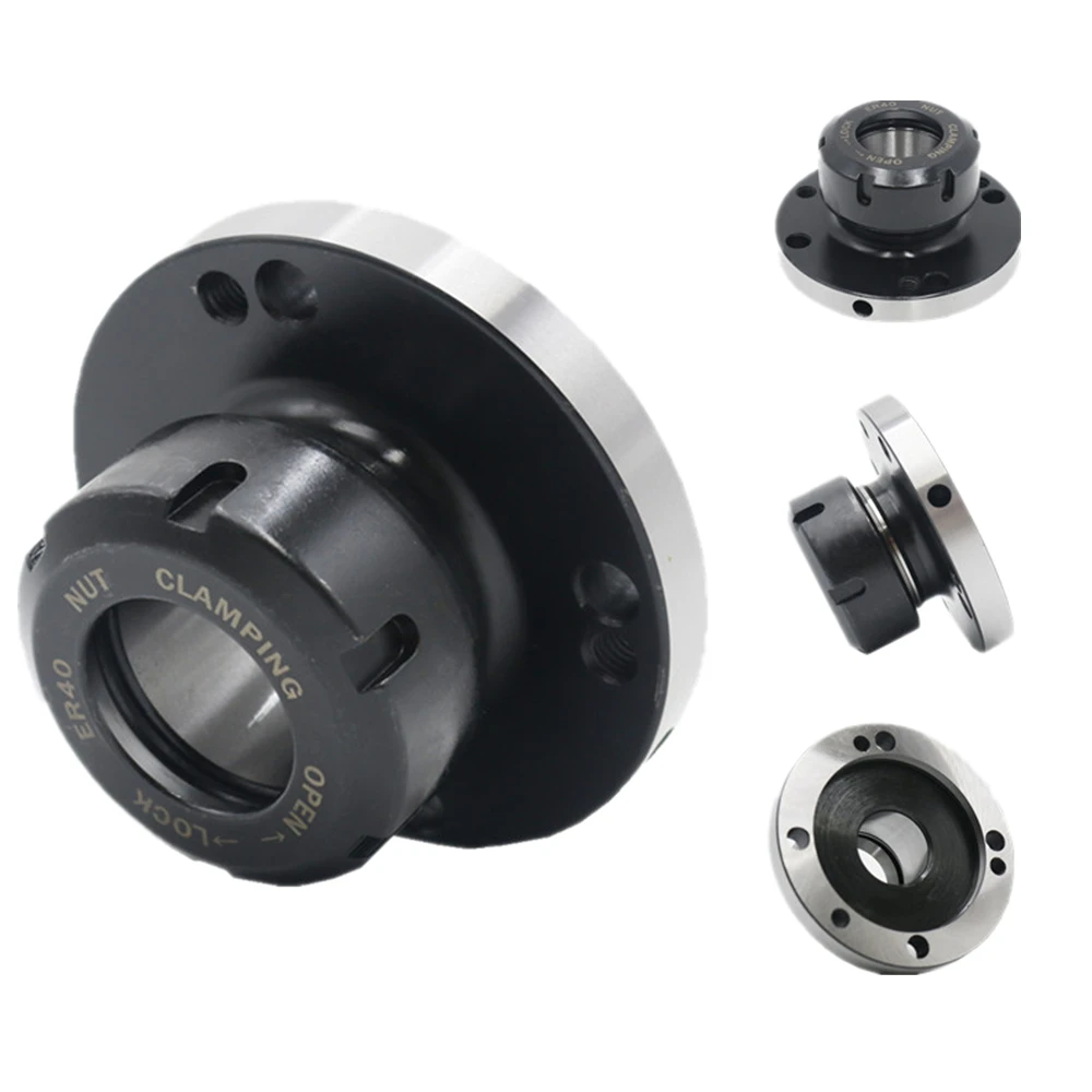 Imagem -03 - Aço Carbono Fixação Chuck Holder Er32 Pinça Alta Precisão Cnc Milling Table Machine Torno Ferramenta 80 mm 100 mm de Diâmetro