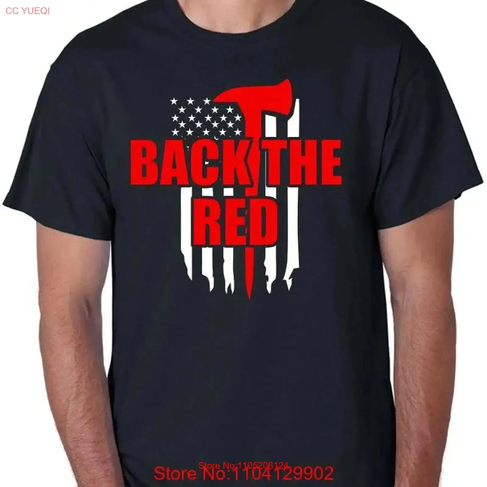 

Thin Red Line Firefighter T Shirt that says Back The to honor fallen firefighters vintage Washed Slightly Stylish Soft