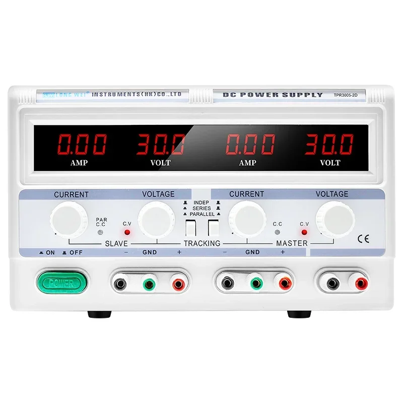 Tpr3005-2d 3002 3003 30 V5a3a2a Adjustable Dual Digital Display DC Stabilized Power Supply