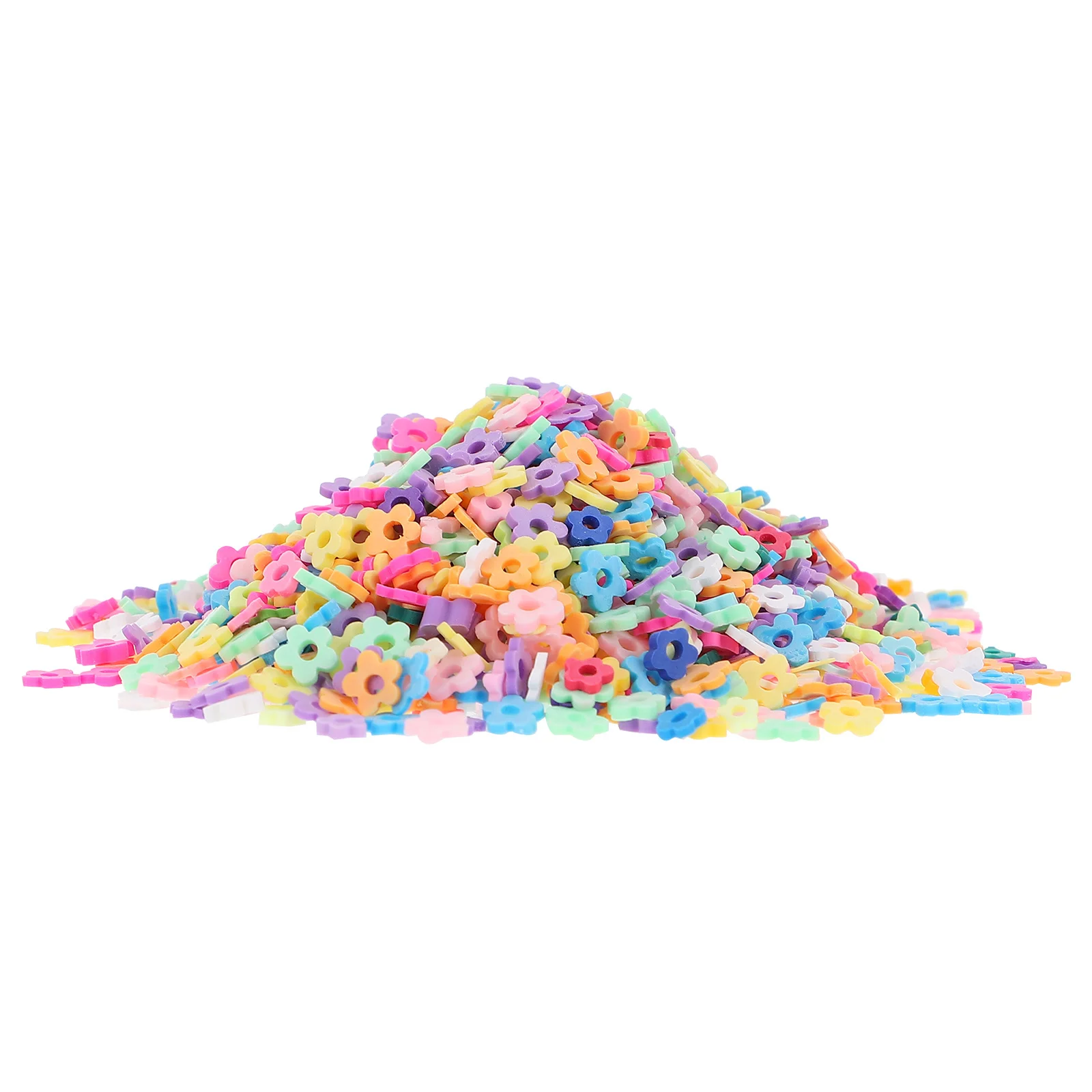 

1 пакет, плоские бусины из полимерной глины, полые цветы, ломтики «сделай сам», для изготовления ювелирных изделий, свободные ломтики, браслет, ожерелье, украшение из глины