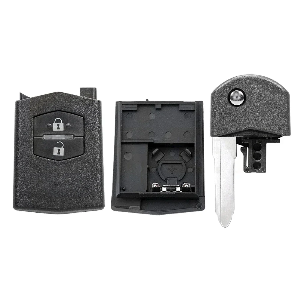 2 Car Key Case Remote Control Housing 2 Keys New Car Key Shell Car Keys Fobs Remote Car Keys Key Key Shell For Mazda Car Models