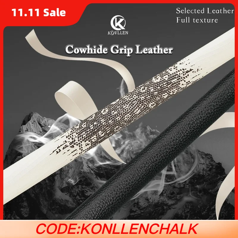 

Konllen кожаная рукоятка из воловьей кожи Водонепроницаемая Нескользящая шкура ящерицы 325*100*0,6 мм кожаный аксессуар для бильярда