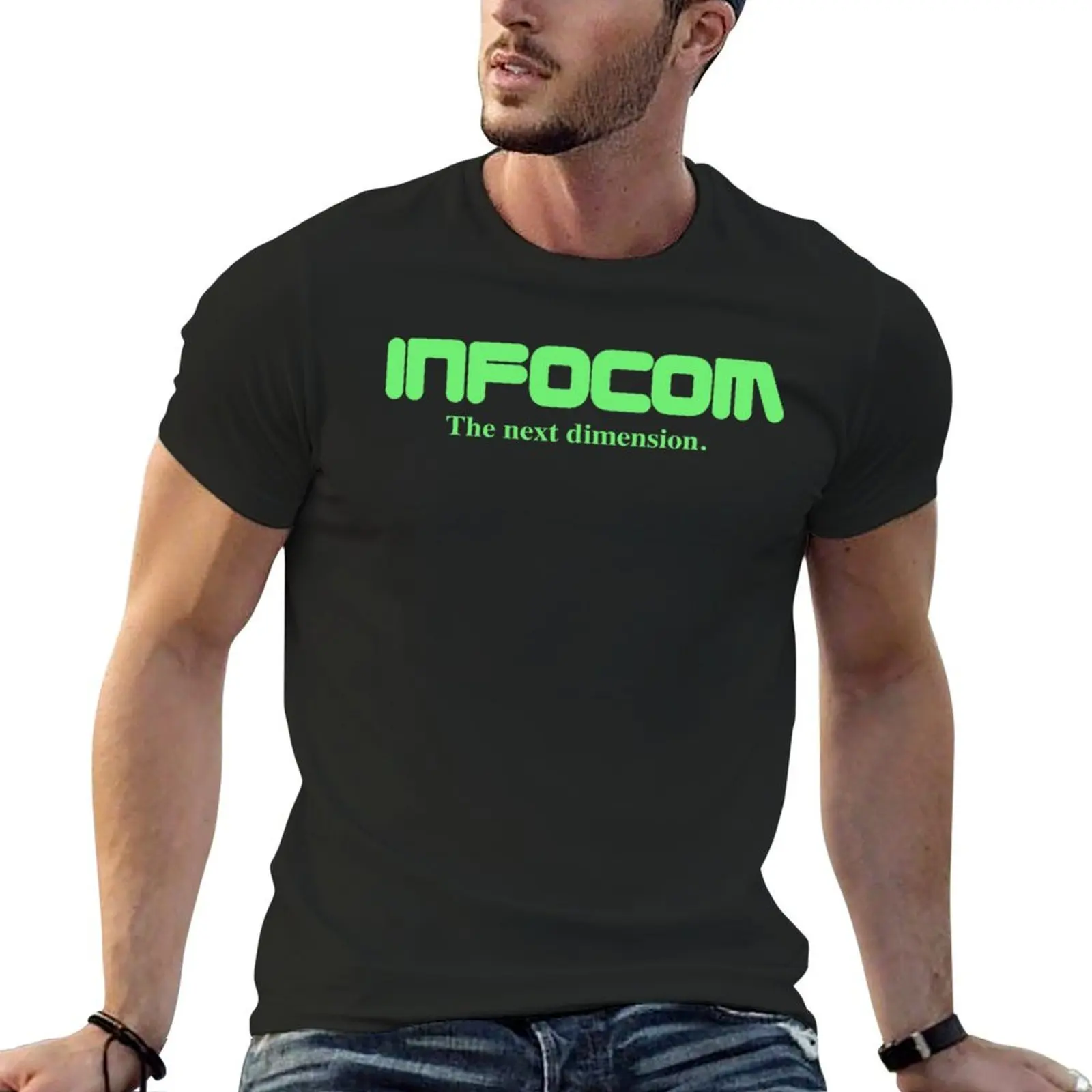 Infocom Games T-Shirt anime clothes cheap stuff oversized summer clothes t shirts for men pack