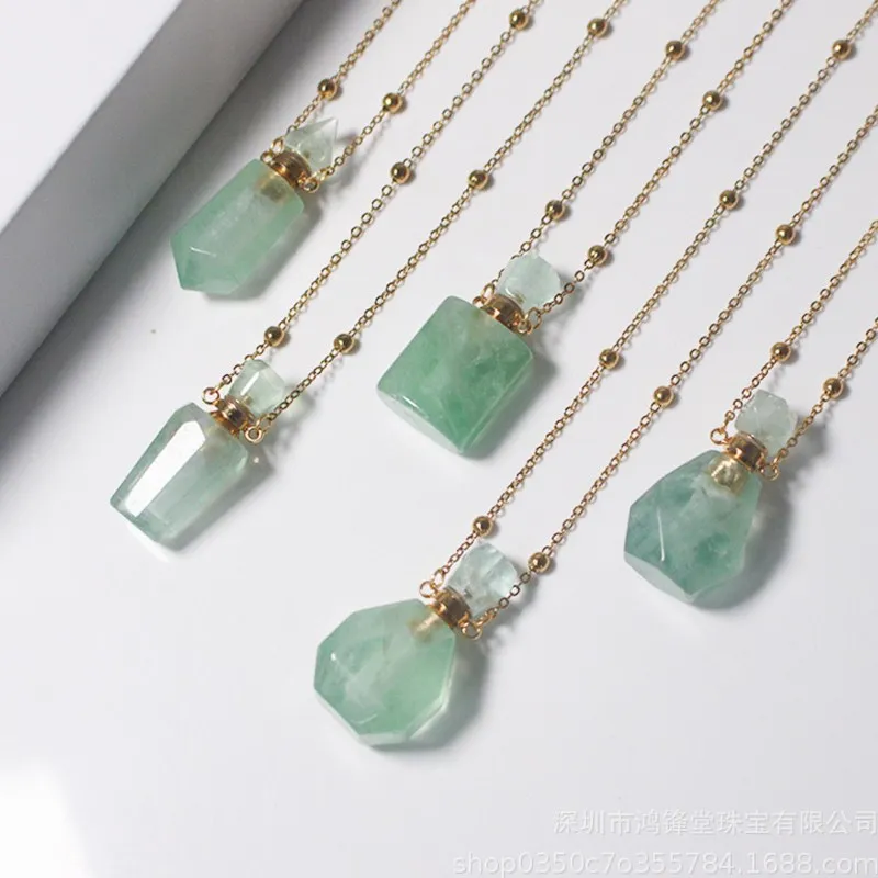 bracelet-hand-string-hongfengtang-natural-green-fluorite-pendant-essential-oil-perfume-liquid-powder-wool-chain-necklace-crystal