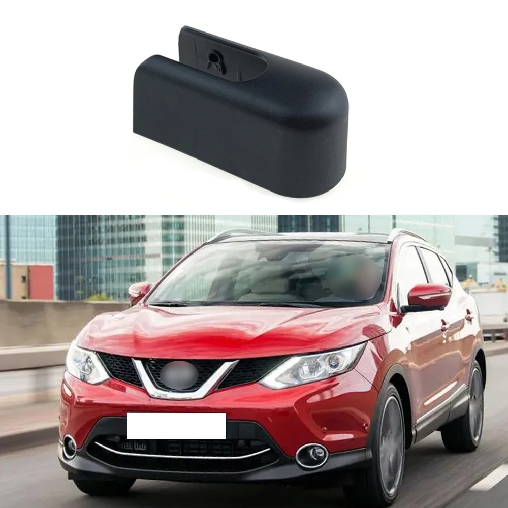 1Pcs Rear Side Wiper Head Cap Cover For Nissan Qashqai 2008-2014 28782-JD00A PBT Durable Material Black Auto Parts