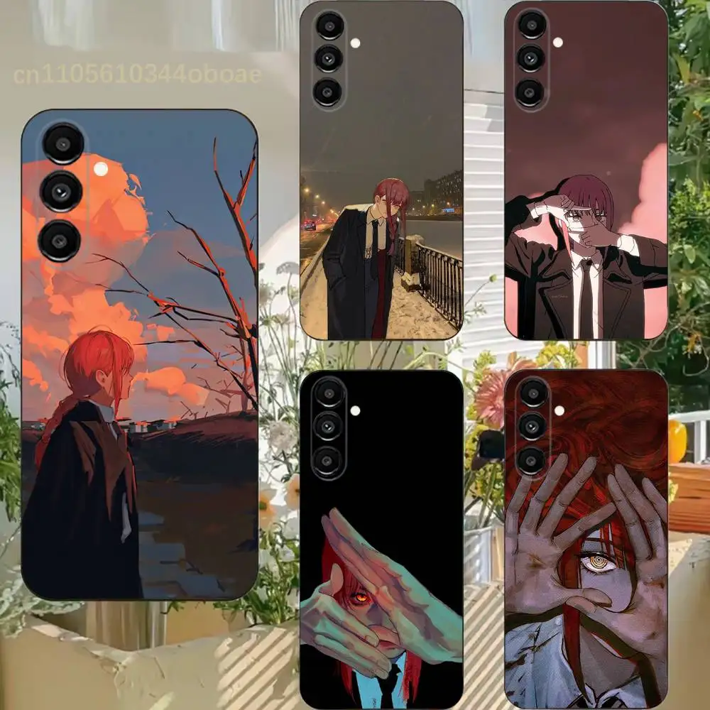 

Makima C-Chainsawman Phone Case For Samsung S25,24,21,22,23,20,S30,Ultra,Plus, Fe,5G Silicone Cover