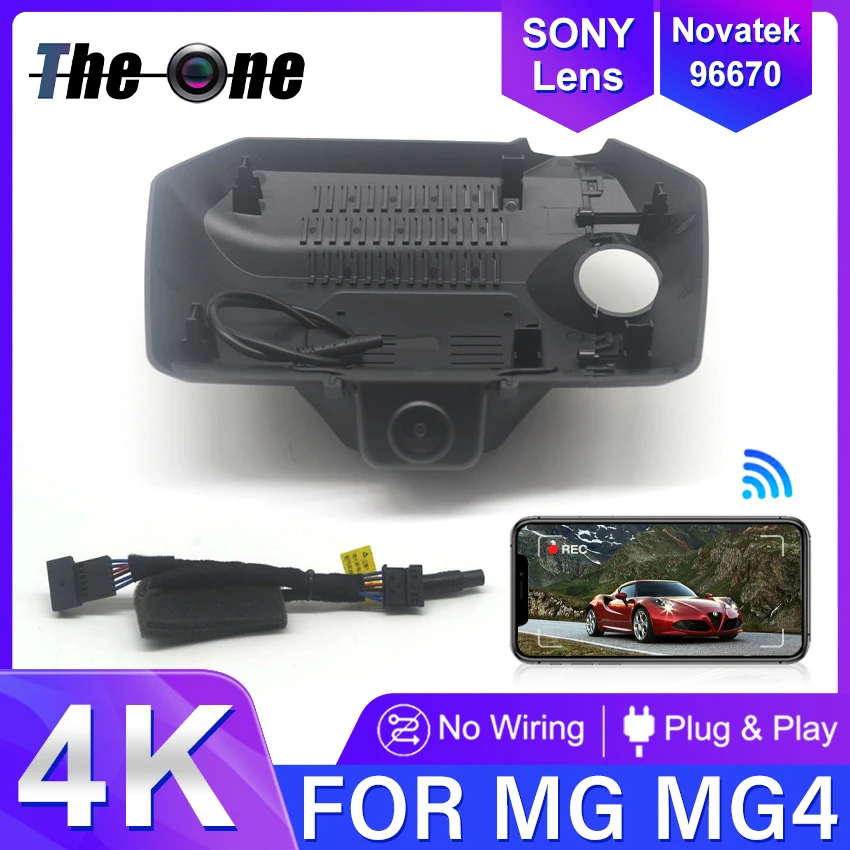 Per MG4 MG MULAN 2022 2023 anteriore e posteriore 4K Dash Cam per registratore di telecamere per auto Dashcam WIFI auto Dvr dispositivi di