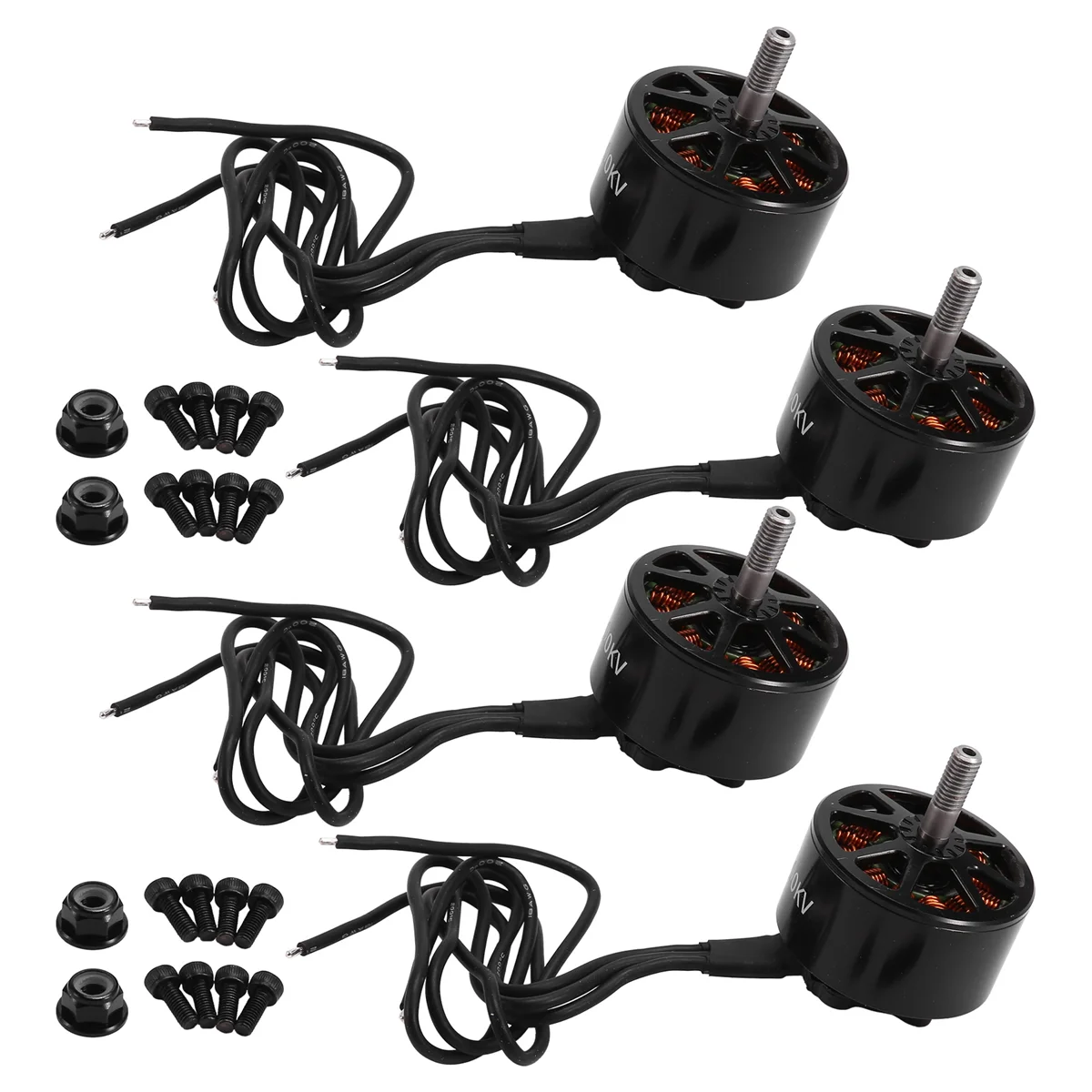 4Pcs 3115 900KV 3-6S Brushless Motor for RC Multirotor X-Class FPV Cinelifter Taurus X8Pro Protek60 FPV Camera Kit Done