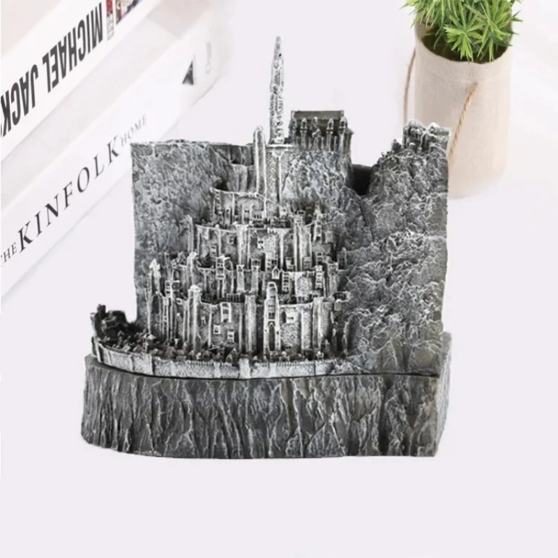 1pc New Arrival The Return of the Kings Minas Tirith Resin Ashtray Weta Collectible 5" living room decoration home  decoration