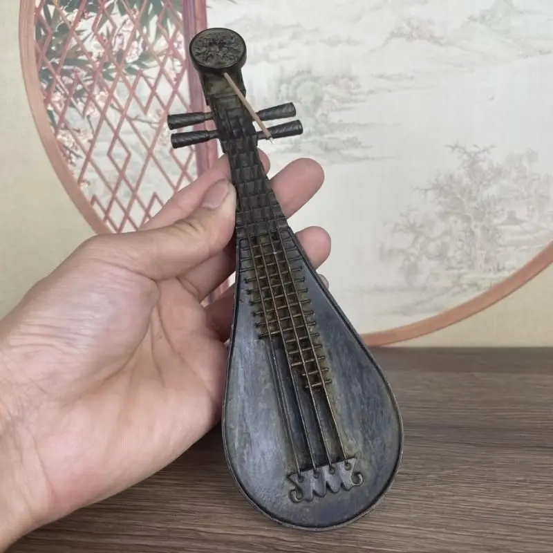 

Винтажная курильница Lute, латунная курильница Pipa, держатель для катушки, домашний декор
