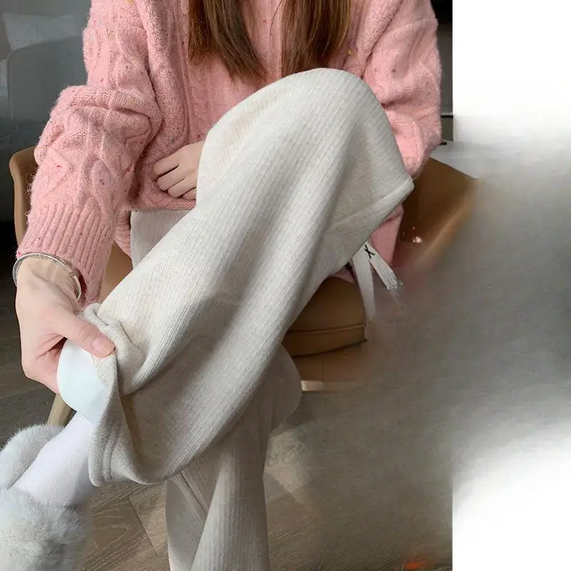 Pantalones de pierna ancha holgados para mujer verano Tie-Dye Resort en capas onda dividida Boho Amekaji moteado bambú-algodón ajustable de secado rápido