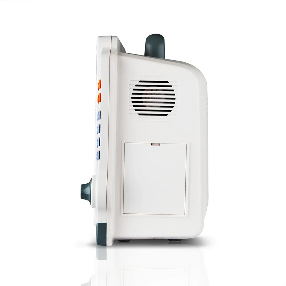 Uso animal Pantalla grande LCD de 12 pulgadas seis parámetros PR ECG TEMP SPO2 NIBP HR RESP Monitor de paciente veterinario para mascotas