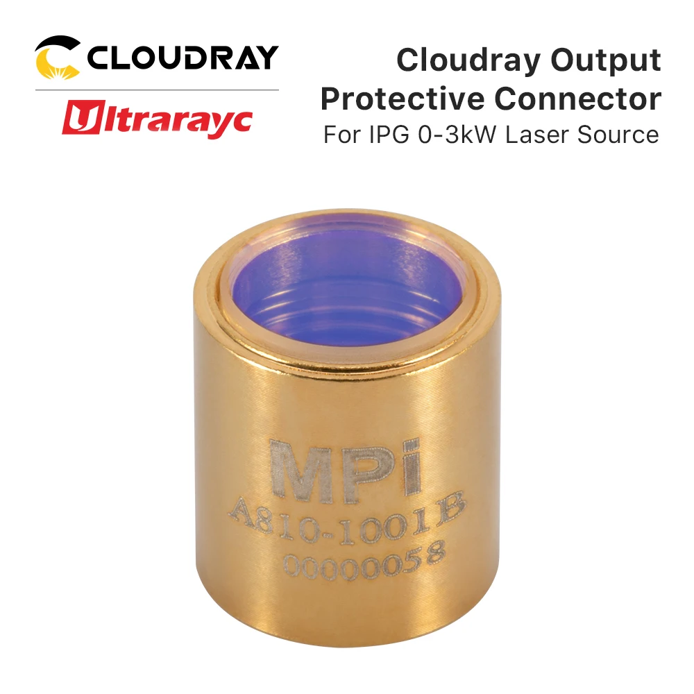 Ultrarayc  Output Connector for IPG Laser Source Protective Lens Group Protective Windows 0-3kW for IPG Fiber Laser Source Cable