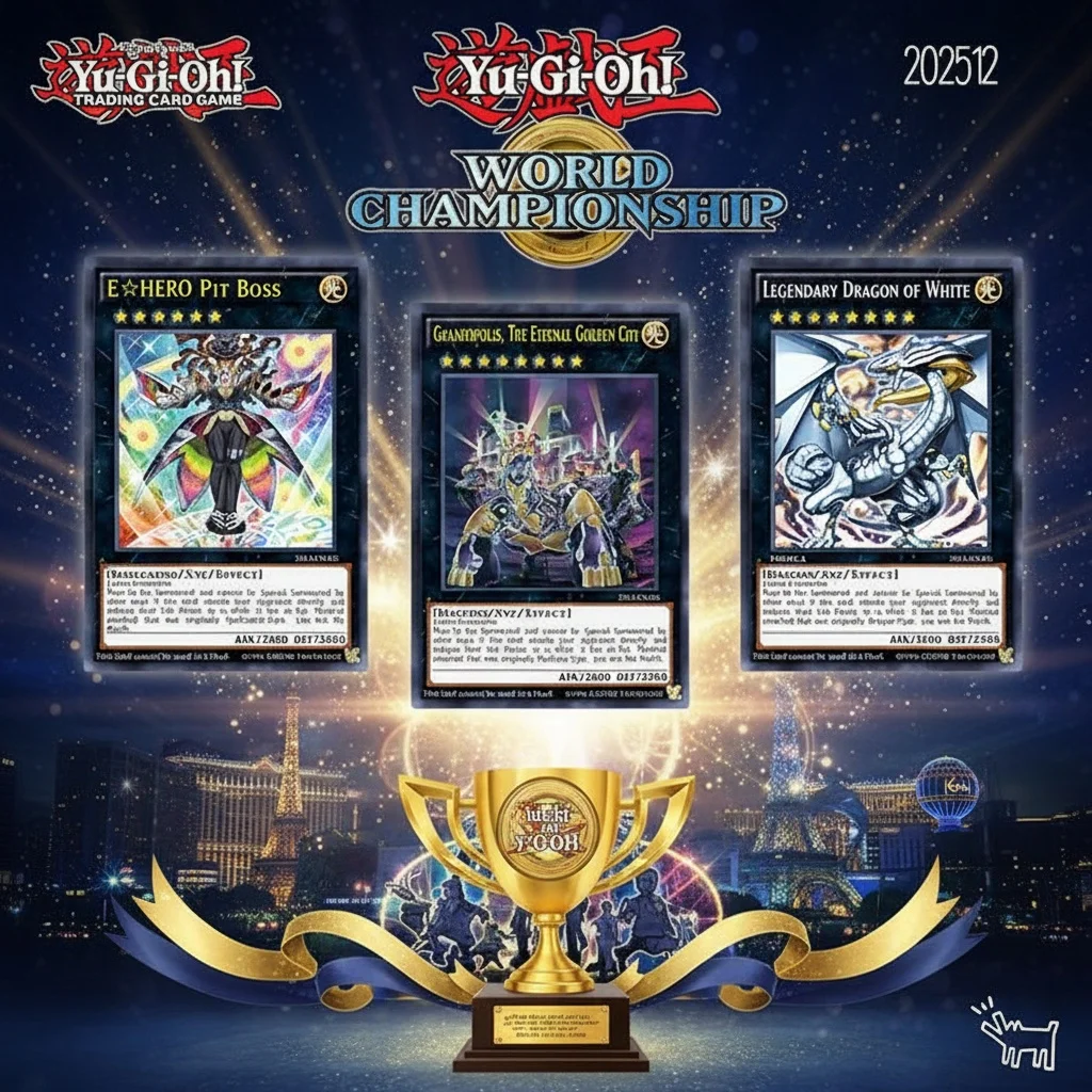 

Ю-Ги-О! 2013 11th WCS World Conference Winning Card Легендарный Дракон Белый/E HERO Pit Boss DIY Коллекционная карта аниме-игр