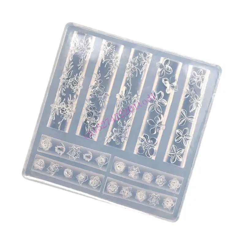

M76B Butterfly and Rose Silicone Mould Portable for Creative Art Supplies