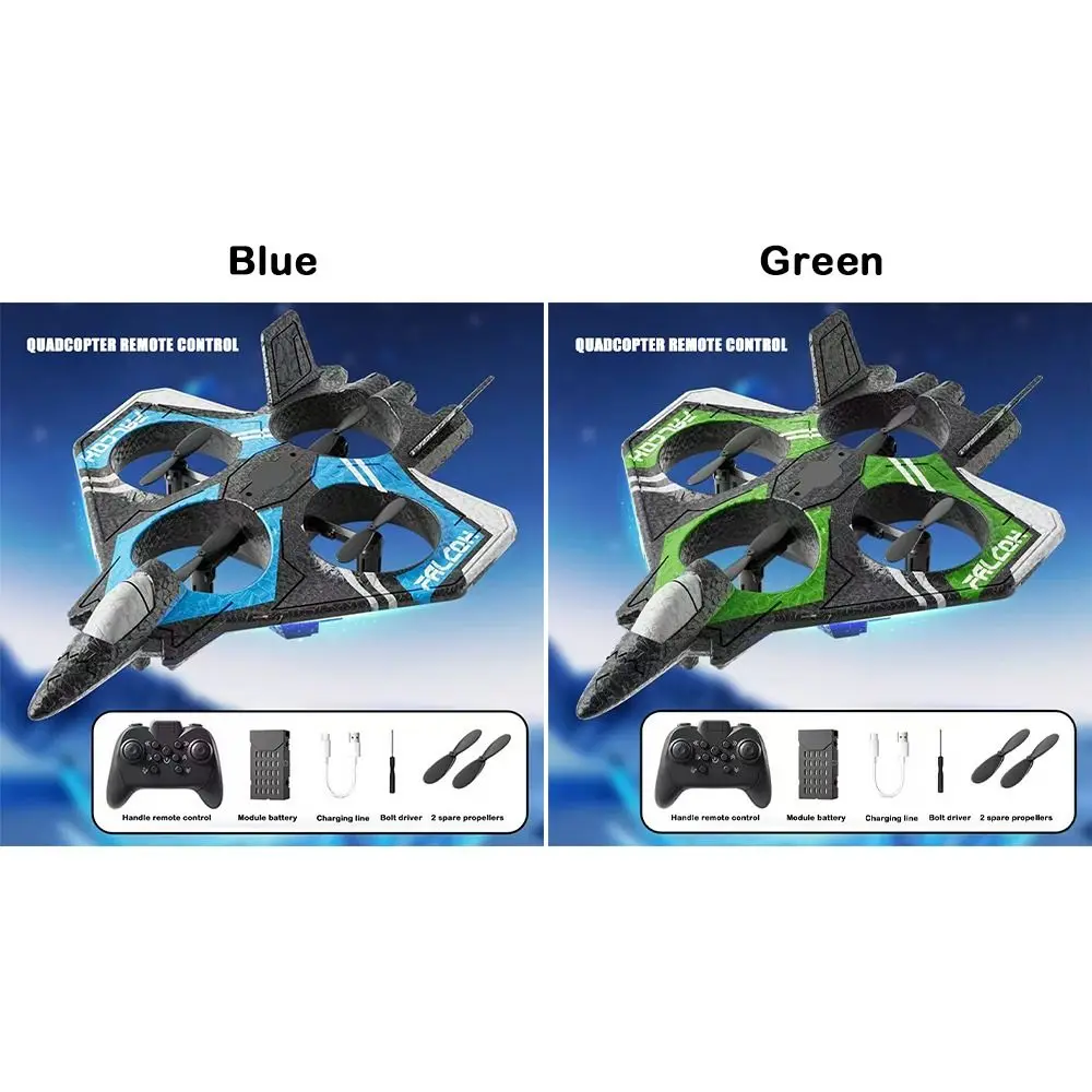 الإبداعية 2.4 جيجا هرتز رغوة طائرة التحكم عن بعد مقاوم للماء تحطم المقاومة رغوة RC طائرات حيلة لفة كول ضوء RC طائرة مقاتلة #3