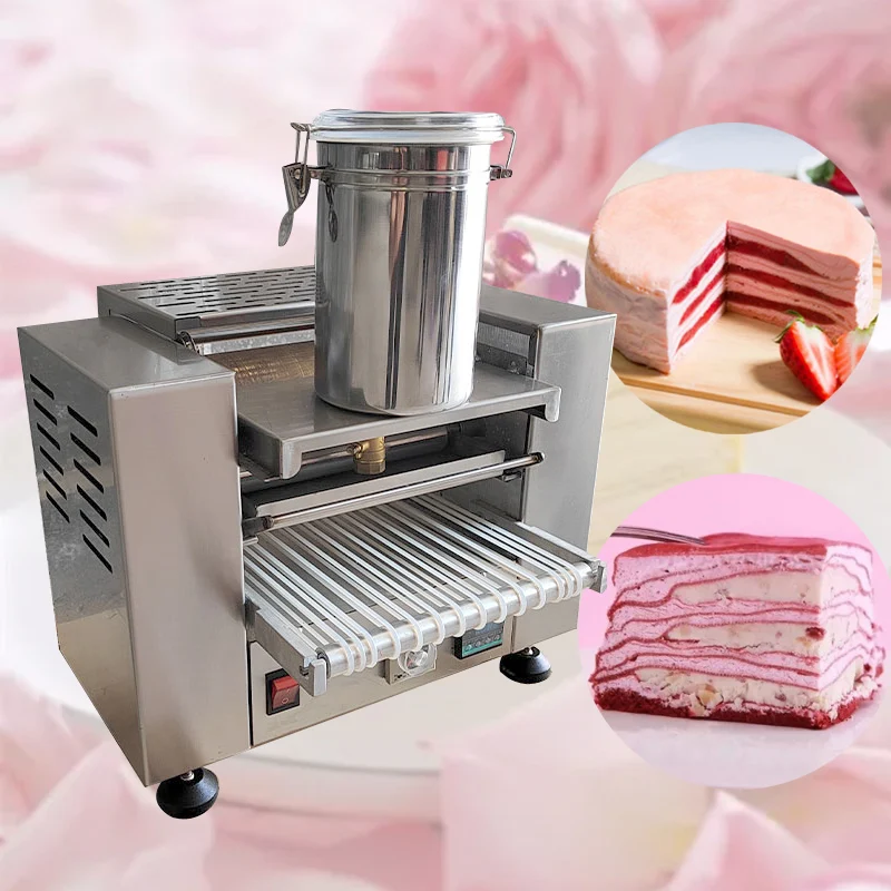 Commercial Automatic Mille Crepe Cake Machine Automatic Thousand Layer Cake Pancake Skin Crepe Maker Machine
