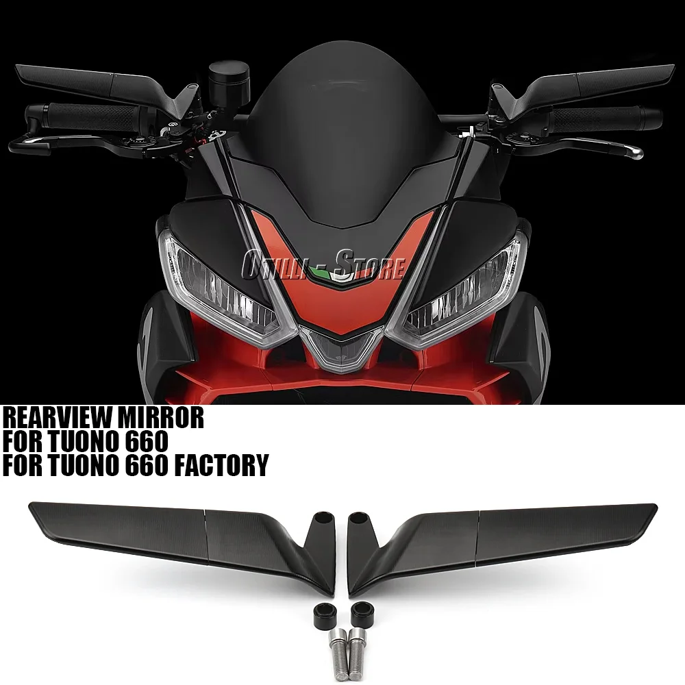 

Modification accessories Wind Wing Adjustable Rotating Rearview Mirror For Aprilia Tuono 660 TUONO660 Factory 2021 2022 2023