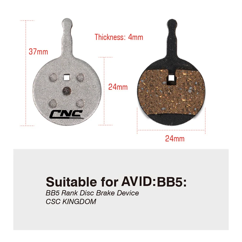 CNC Bike Disc Brakes Pads For Elixir 1 3 5 7 9 R ER CR Mag PRP DC AVID BB5 X0 SRAM Guide Bicycle Disk Brake Pad Bike Accessories