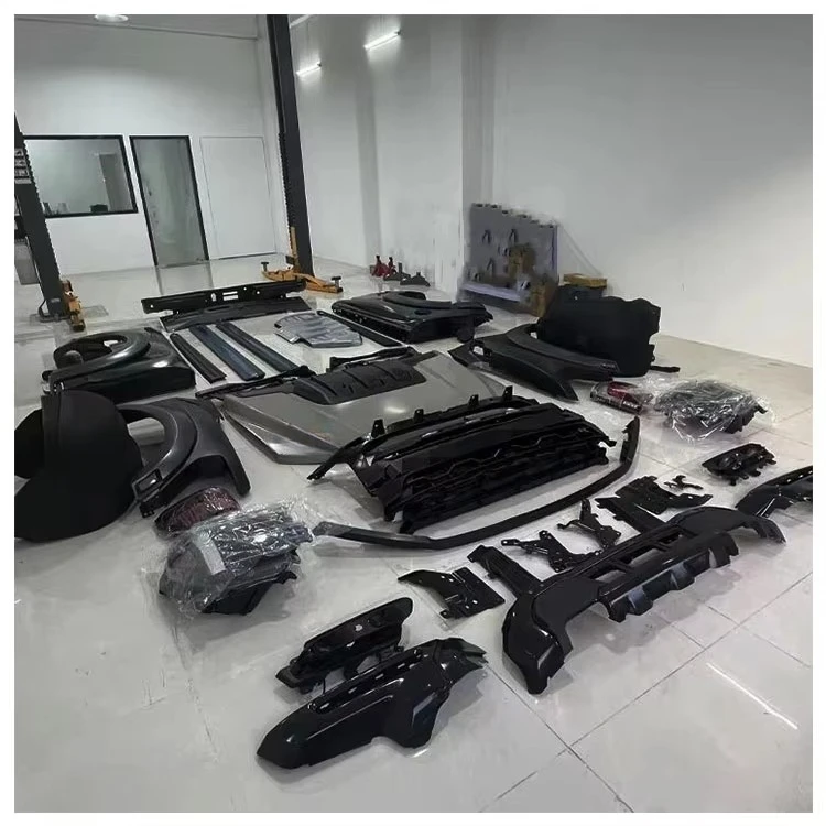 R Kit 2015-2024 F150 Fenders  Front Bumper Engine Hood  LED Headlights Taillights  Wide Body Kit Suitable for  Raptor