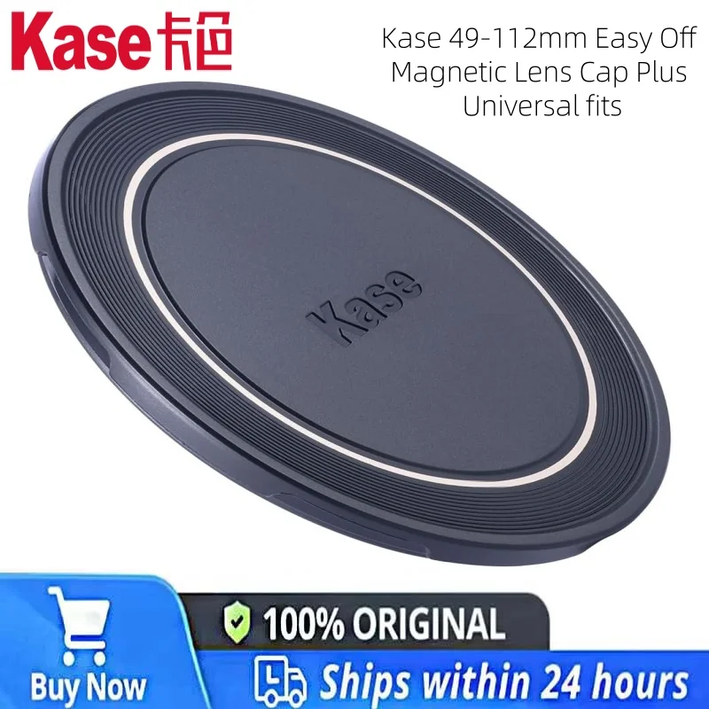 Kase Revolution Plus Magnetic Lens Cap Plus Kit (with Inlaid Ring) 49 52 58 62 67 72 77 82 95 112mm